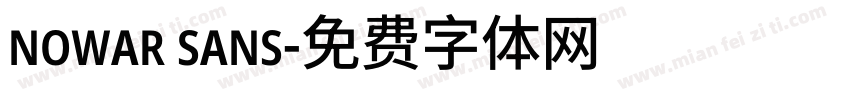nowar sans字体转换